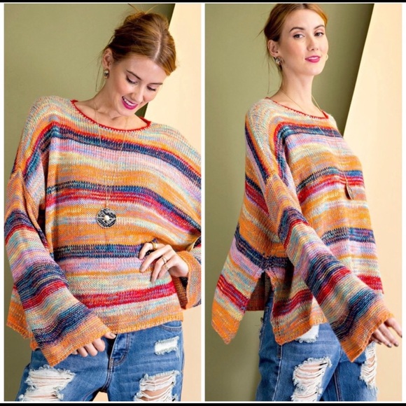 The SANTA FE Multi Color Sweater - Picture 3 of 8